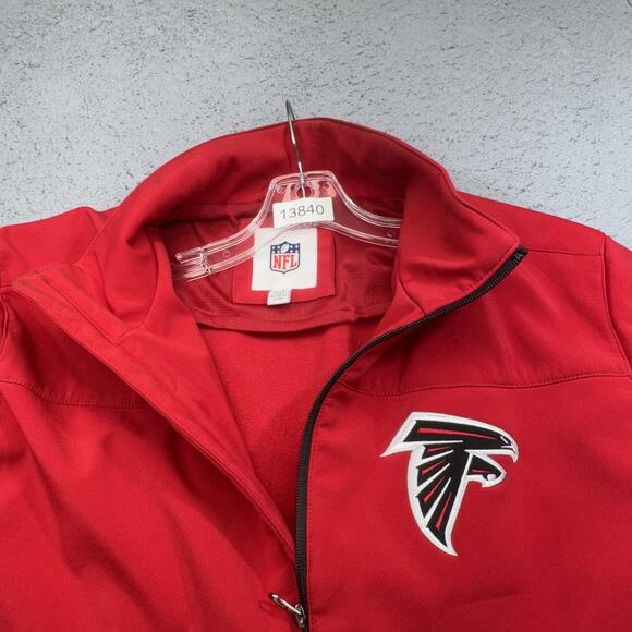Atlanta Falcons Jacket Mens Large NFL Football Softshell Full Zip GIII Apparel - Picture 8 of 15